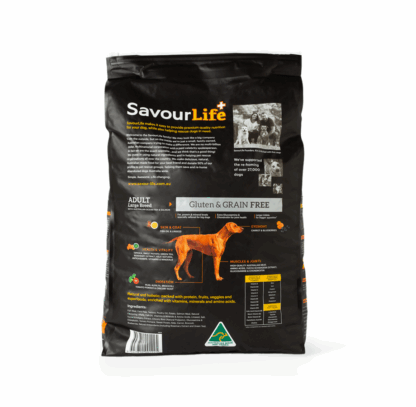 SavourLife – Adult Dog Large Breed – Grain Free – Australian Ocean Fish & Salmon | Mindiampets Australia