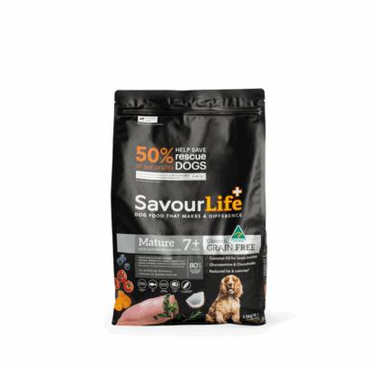 SavourLife – Adult Mature 7+ – Grain Free – Australian Chicken | Mindiampets Australia