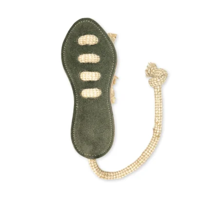 Georgie Paws – Footy Boot | Buffalo Leather Eco Dog Toy for Sports Fans