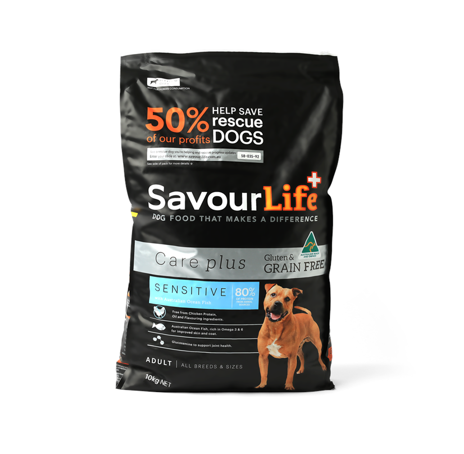 SavourLife – Adult Dog – Care Plus – Grain Free – Sensitive with Australian Ocean Fish | Mindiampets Australia - Mindiampets | Pet Shop Online SavourLife – Adult Dog – Care Plus – Grain Free – Sensitive with Australian Ocean Fish | Mindiampets Australia