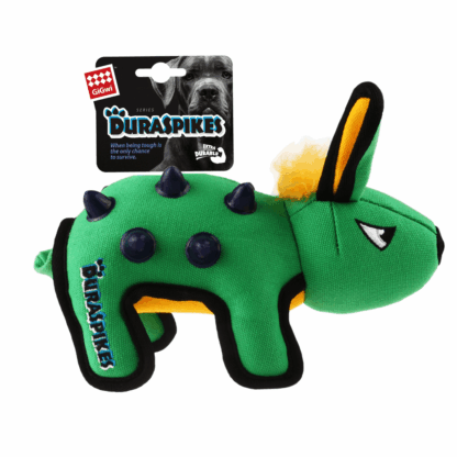 GiGwi – Duraspikes – Rabbit | Ultra-Durable Canvas Dog Toy with Gum Spikes