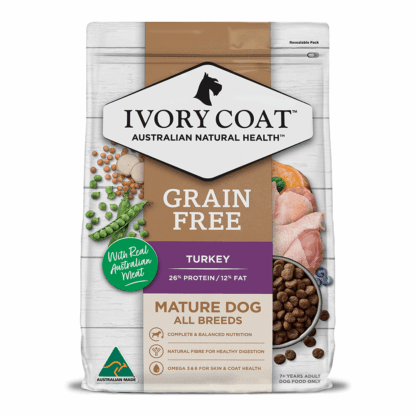 Ivory Coat – Mature Dog – GRAIN FREE – Turkey | Mindiampets Australia