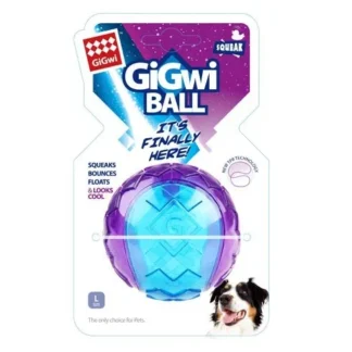 GiGwi – Original Ball – Large | Durable Squeaky Fetch Ball That Floats 7 × 7 × 7 cm