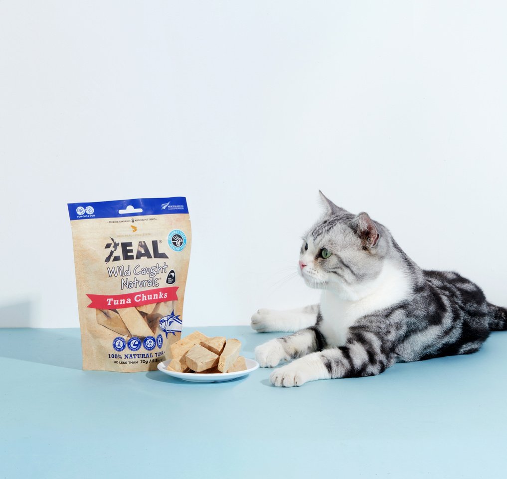 single ingredient tuna treats for dogs and cats - Mindiampets | Pet Shop Online Zeal NZ tuna chunks dog and cat treats Australia