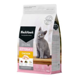 Black Hawk kitten chicken dry food Australian made