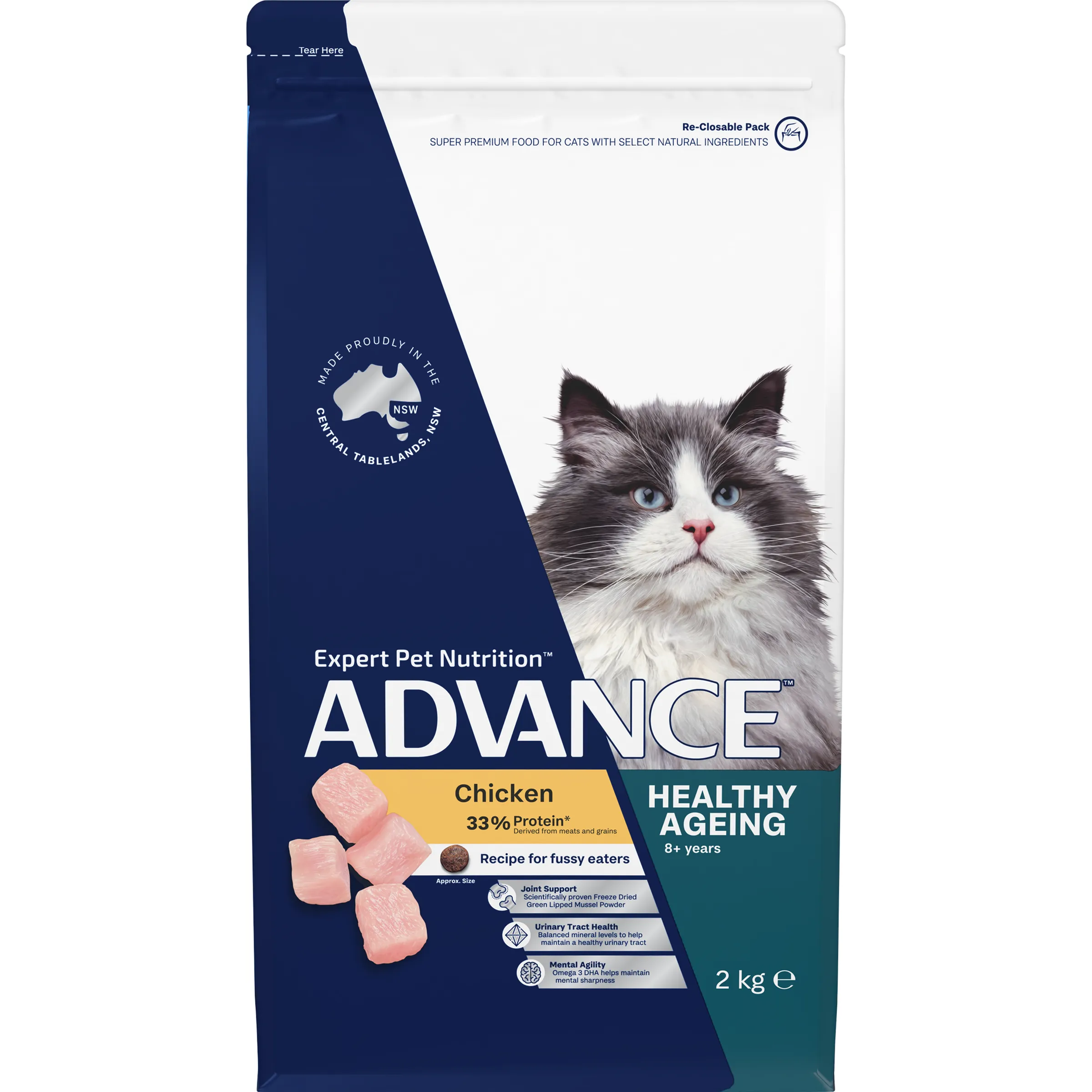 senior cat food for joint brain and dental support - Mindiampets | Pet Shop Online senior cat food for joint brain and dental support