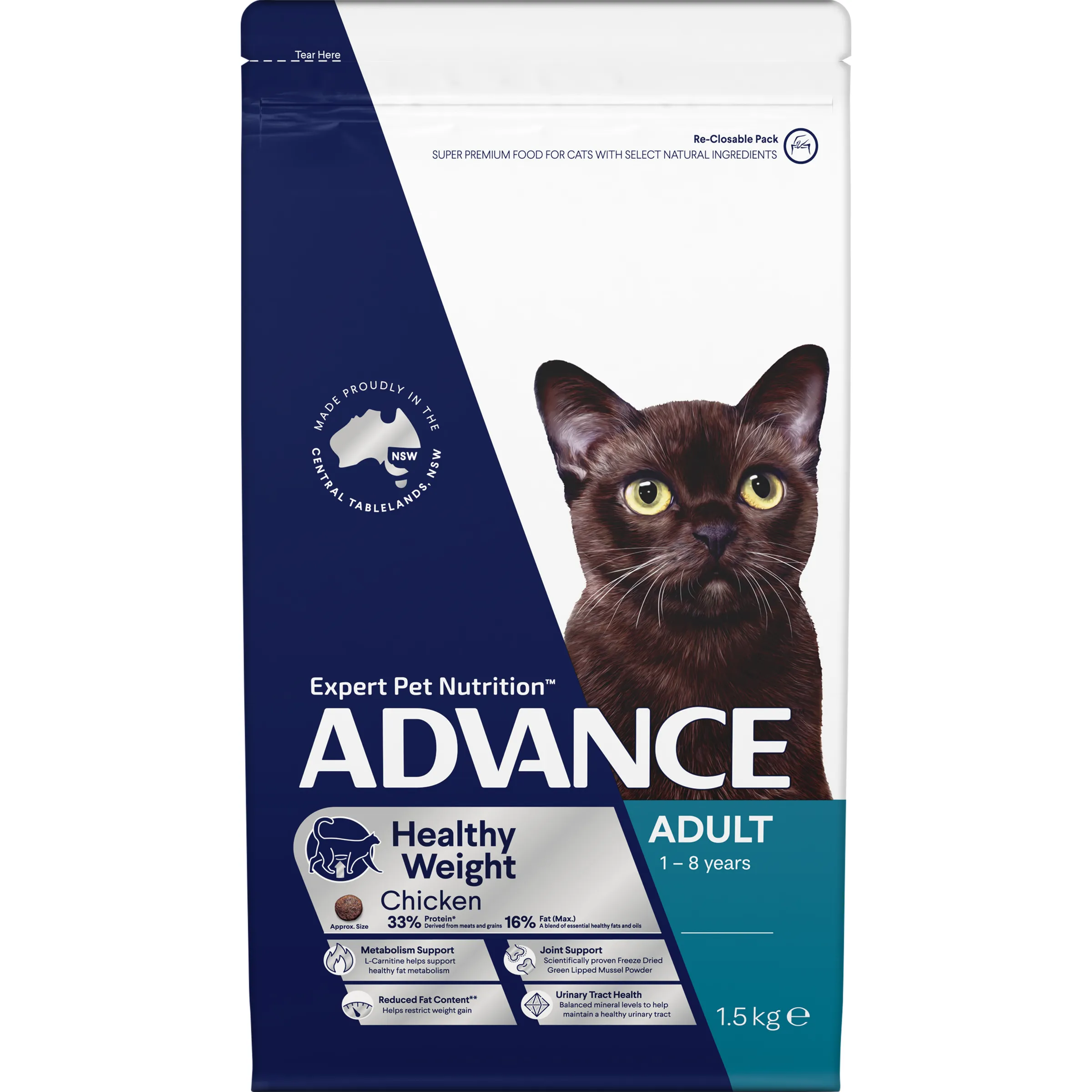 weight management cat food with L-carnitine - Mindiampets | Pet Shop Online weight management cat food with L-carnitine