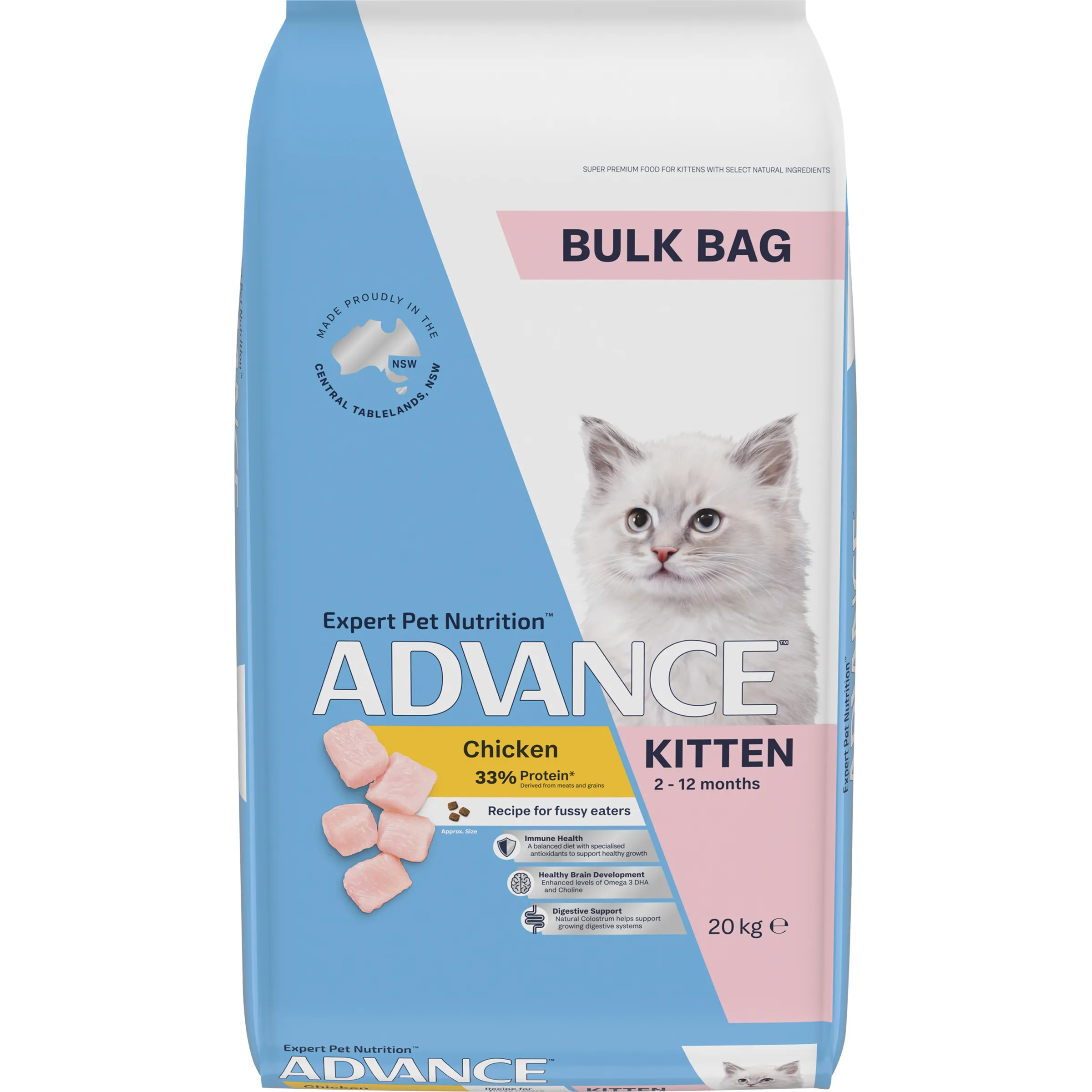 Advance kitten chicken dry food Australian made - Mindiampets | Pet Shop Online Advance kitten chicken dry food Australian made