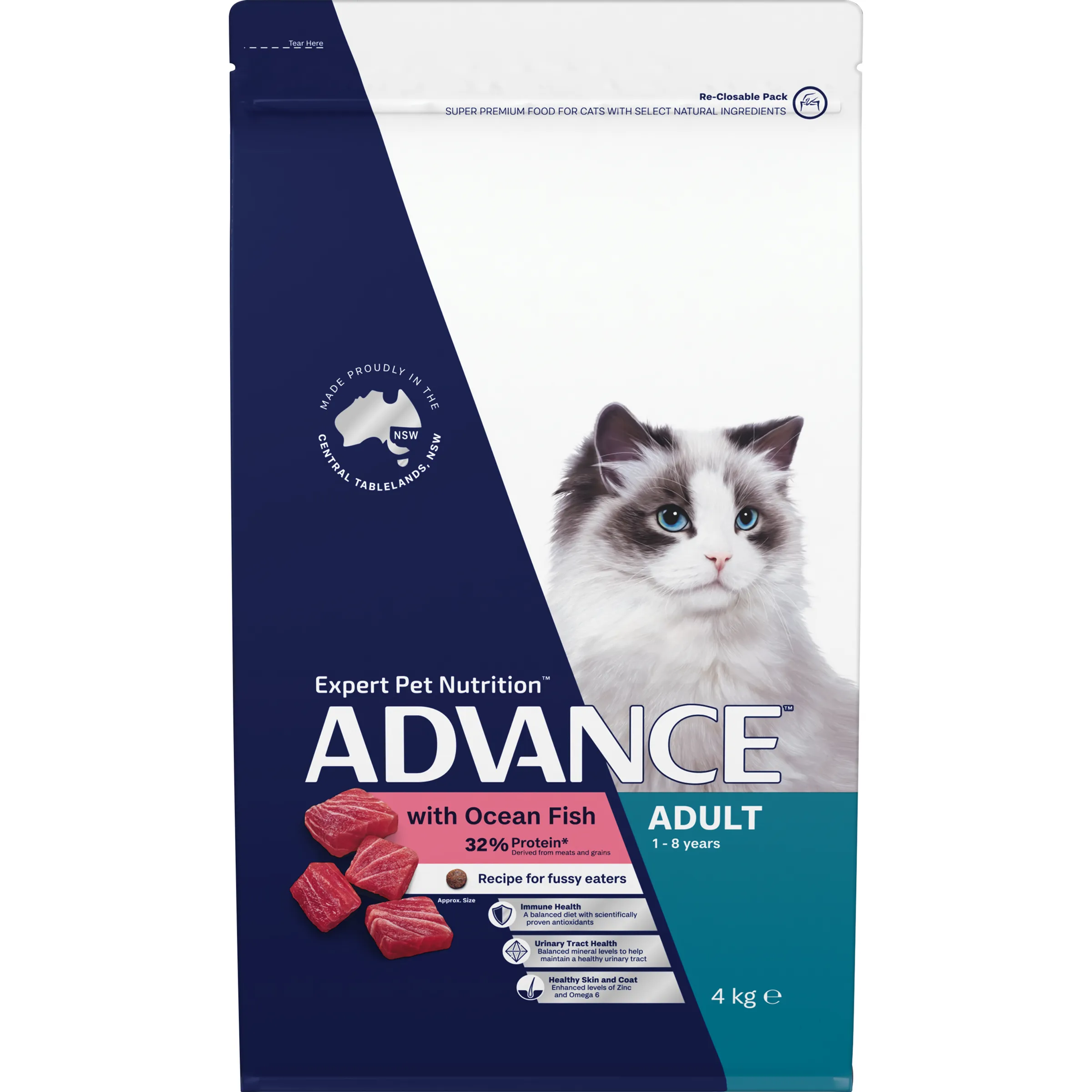 adult cat food with omega 3 and 6 for coat health - Mindiampets | Pet Shop Online adult cat food with omega 3 and 6 for coat health