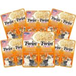Inaba shredded chicken cat topper pouches