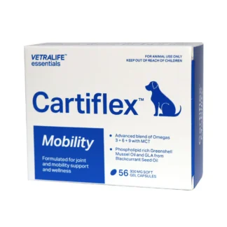 Boost your dog's mobility with Cartiflex. Bioactive Greenshell Mussel Oil & Omegas 3+6+9 for joint health. Vet-grade support for Aussie dogs. Shop now!