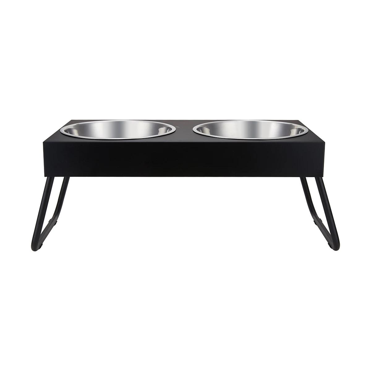 Pet Bowl Twin Elevated Folding - Extra Large - Mindiampets | Pet Shop Online Pet Bowl Twin Elevated Folding - Extra Large - Purchase from an Australian pet store near you