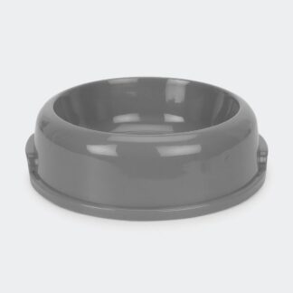 Dog Bowl Plastic - Grey - Purchase from an Australian pet store near you