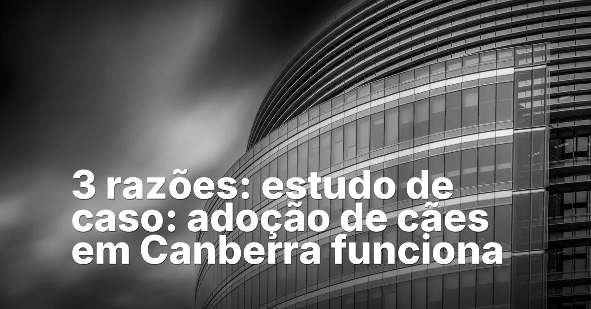 Estudo De Caso: Adoção De Cães Em Canberra Guide - Mindiampets | Pet Shop Online Cães em canberra - article featured image