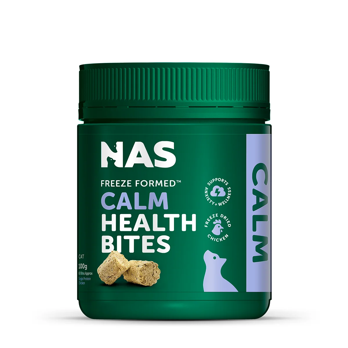 Natural Animal Solutions – Calm Health Bites – Feline 50g 30pc