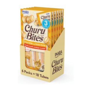 Inaba – Cat Churu Bites – Chicken Recipe Wraps Carton Of 6