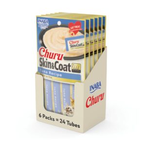 Inaba – Cat Churu – Skin and Coat – Chicken Recipe Carton Of 6 6x56g