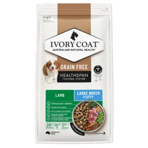 Ivory Coat – Puppy – GRAIN FREE – Large Breed – Lamb – 13kg
