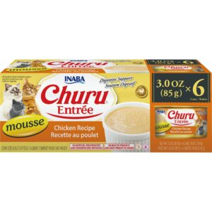 Inaba – Cat Churu Entree – Mousse – Multipack Tuna Recipe With Lobster 6 X 85g Tins