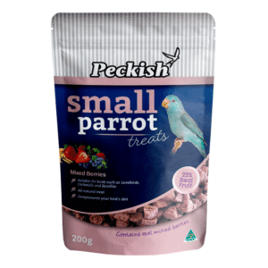 Peckish – Small Parrot Treats – Mixed Berries – 200g