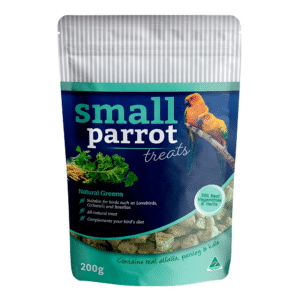 Peckish – Small Parrot Treats – Natural Greens – 200g